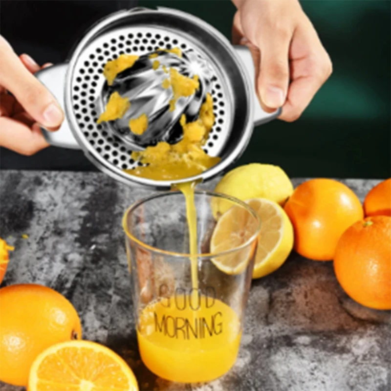 Immersion Hand Blender Set - 1Pc Draagbare Citroen Oranje Handmatige Fruitpers