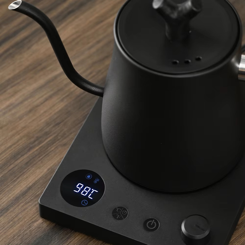 Electric Kettle Temperature Control - 1000ml elektrische waterkoker met zwanenhals, roestvrij