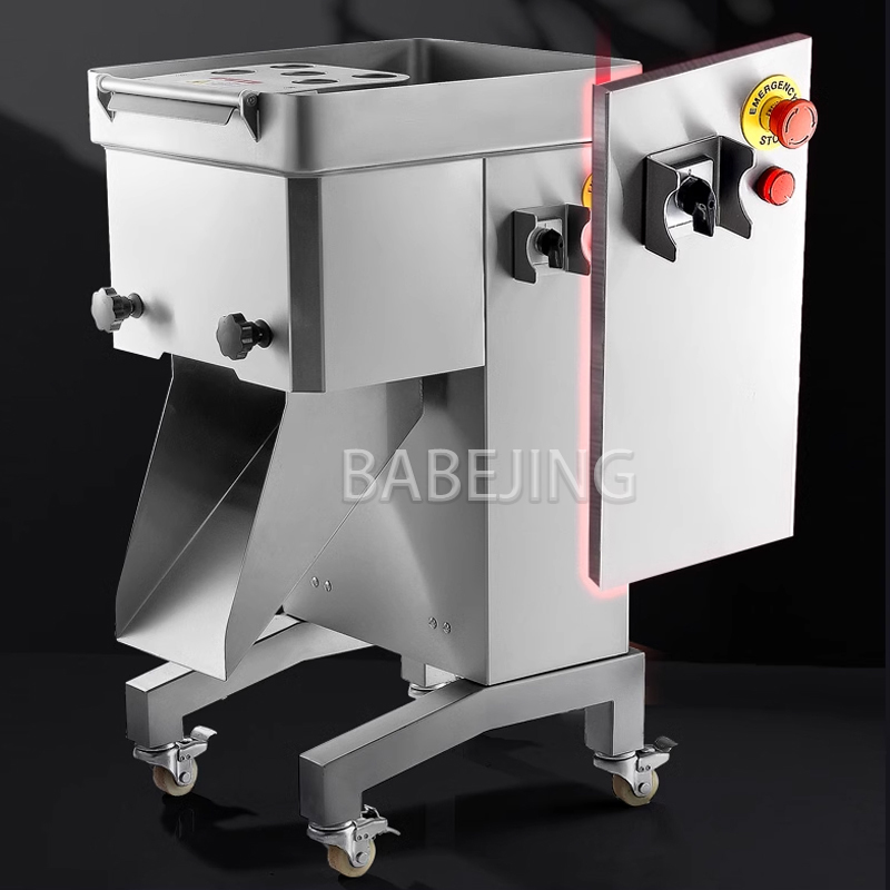 Automatic Meat Slicer Home - Elektrische vleessnijmachine met 3 mm roestvrijstalen