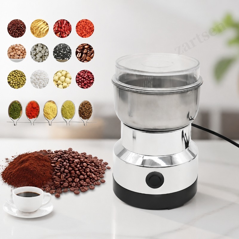 Coffee Bean Grinder Electric - Multifunctionele keukenmachine met 4 messen: graanmolen,