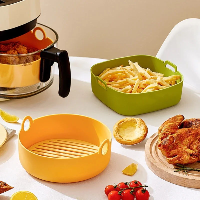 Air Fryer Silicone Pot Liner - Ronde Lucht Friteuse Voeringen Vierkante Lucht