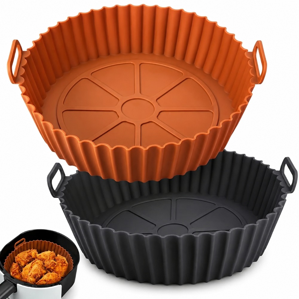 Air Fryer Silicone Pot Liner - Airfryer siliconen mandje herbruikbare liner bakplaat