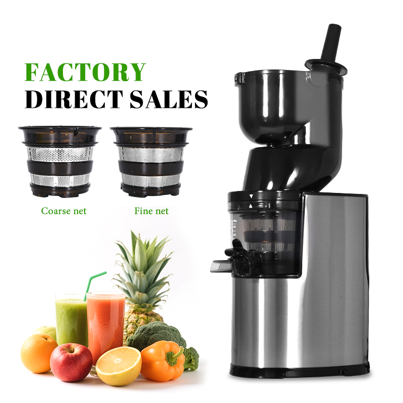Electric Slow Juicer Cold Press - MOSEENER Commerciële draagbare elektrische slowjuicer Fruit