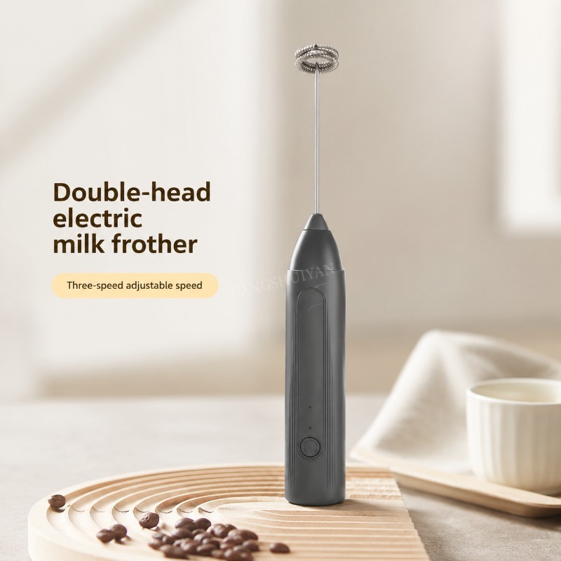 Electric Milk Frother Handheld - MINI Melkopschuimer USB Oplaadbaar 3 Snelheden