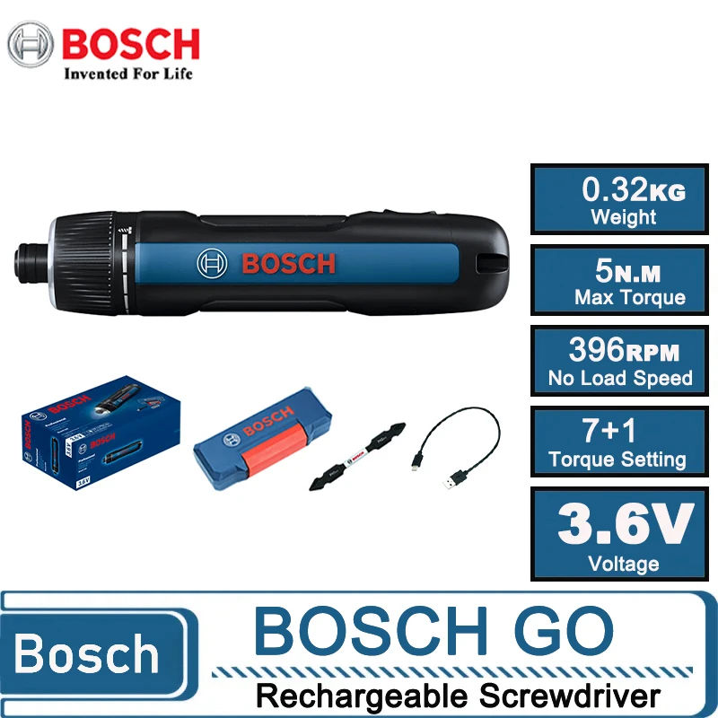 Home Appliances - Bosch GO 3 Draadloze Elektrische Schroevendraaier,
