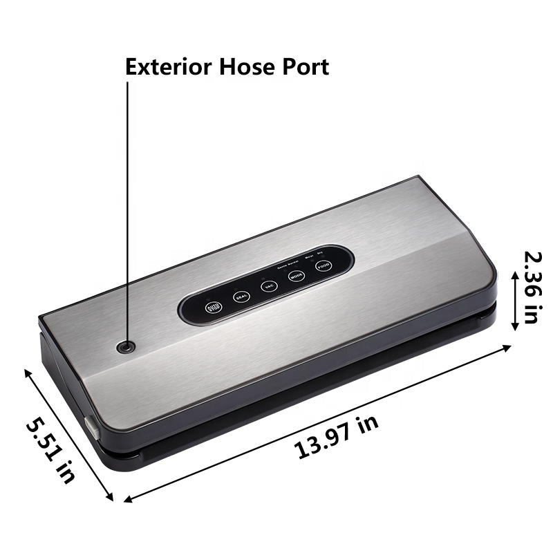 2-in-1 Elektrische RVS Vacuüms - Food Vacuum Sealer Machine recensie en prijs