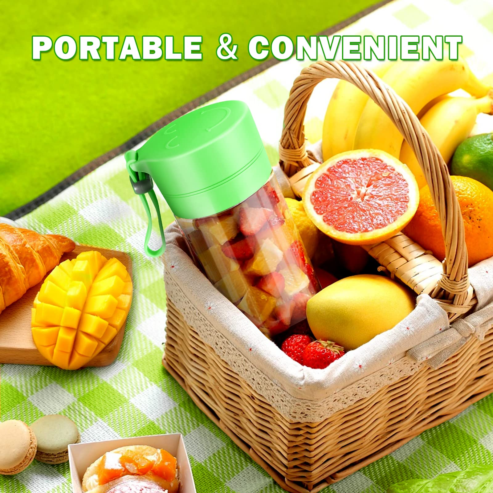 Draagbare Mini Elektrische Jui - Portable Blender Usb Rechargeable recensie en prijs