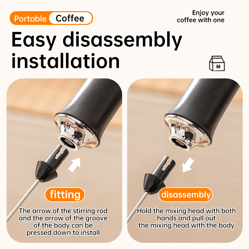 Krachtige elektrische melkopsc - Electric Milk Frother Handheld recensie en prijs