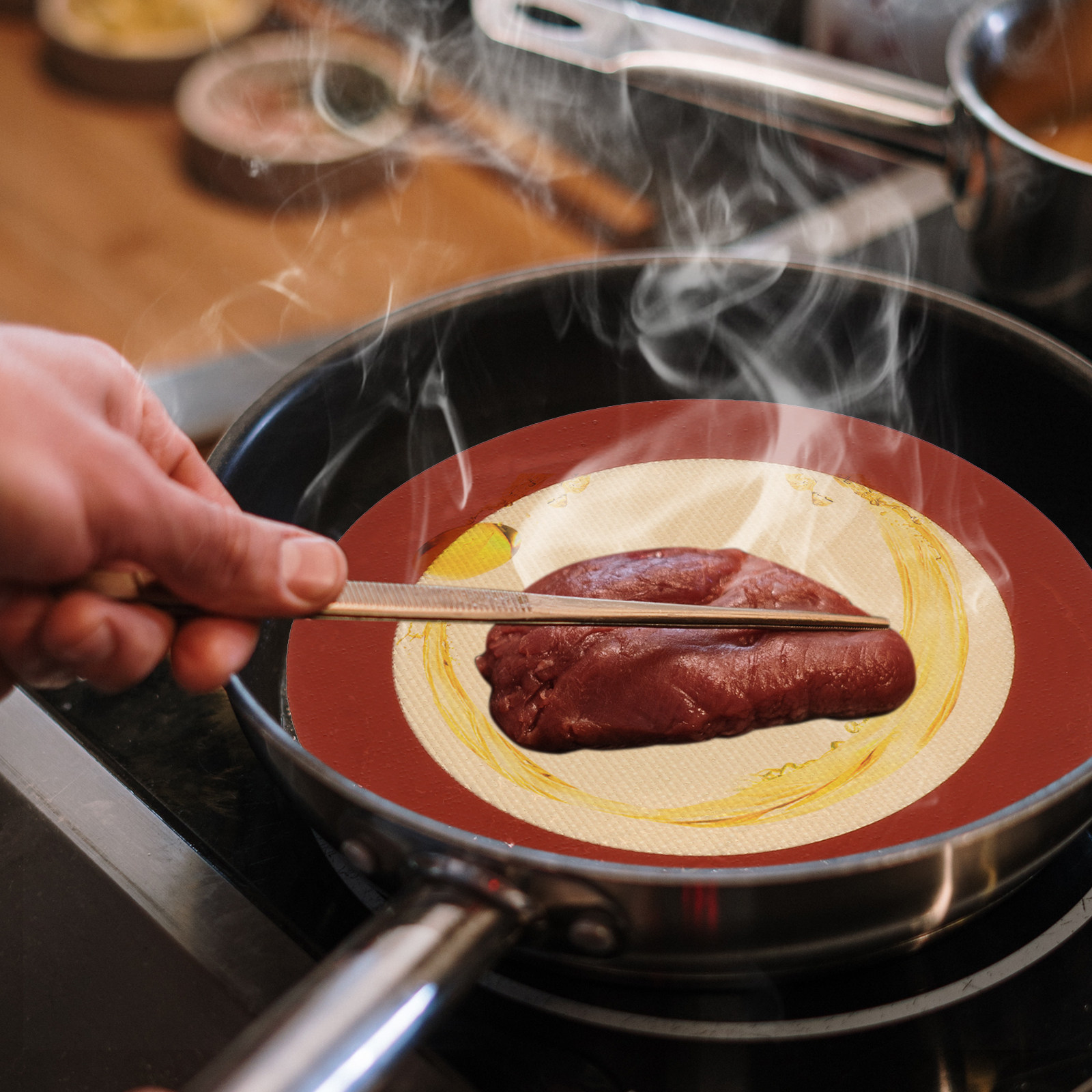 8-inch siliconen bakmat voor d - Air Fryer Silicone Pot Liner recensie en prijs
