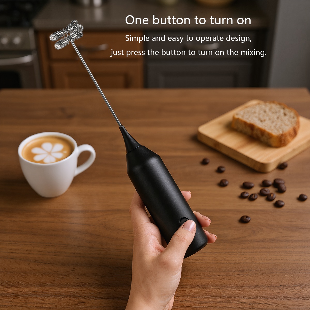 Elektrische dubbele staafmixer - Electric Milk Frother Handheld recensie en prijs