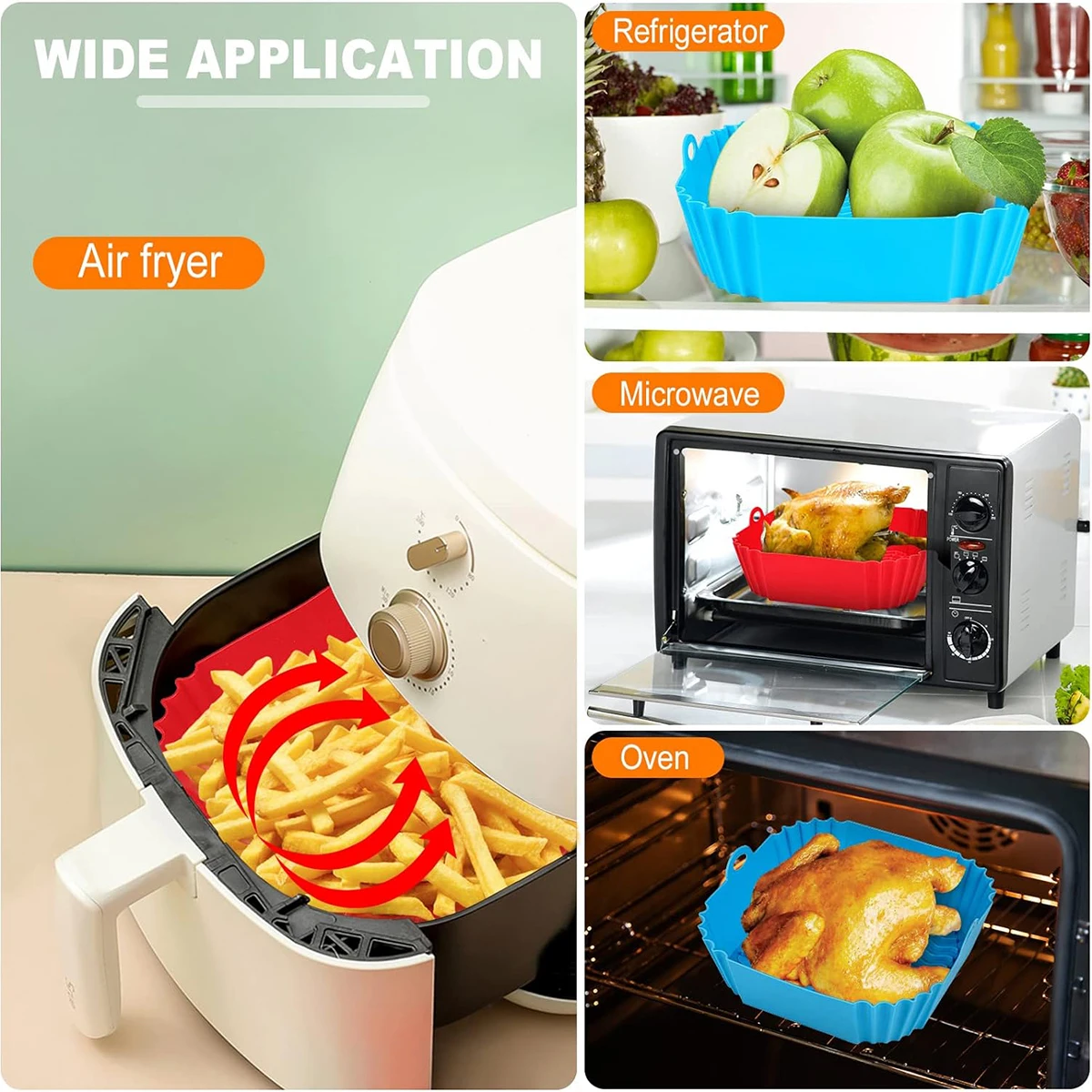 Airfryer siliconen liners pot, - Air Fryer Silicone Pot Liner recensie en prijs