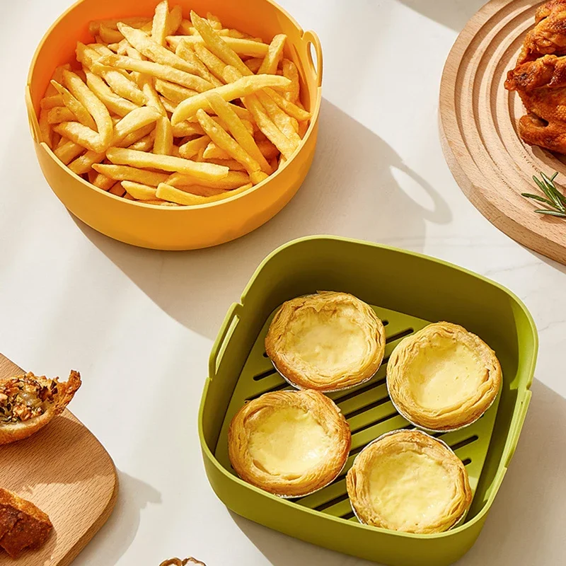 Ronde Lucht Friteuse Voeringen - Air Fryer Silicone Pot Liner recensie en prijs