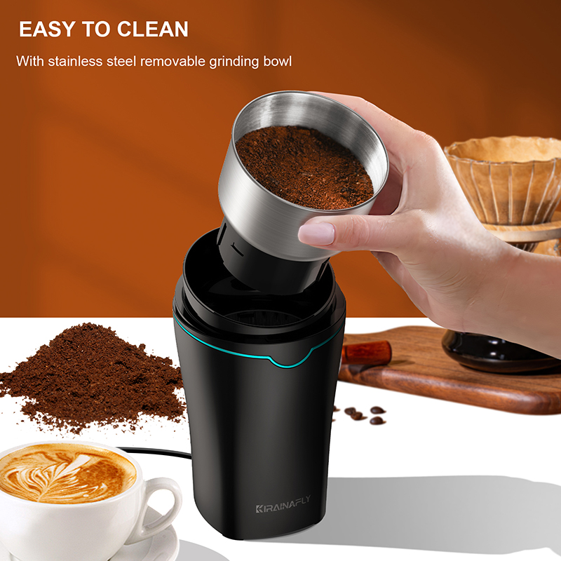Koffiemolen met verwijderbare  - Coffee Bean Grinder Electric recensie en prijs