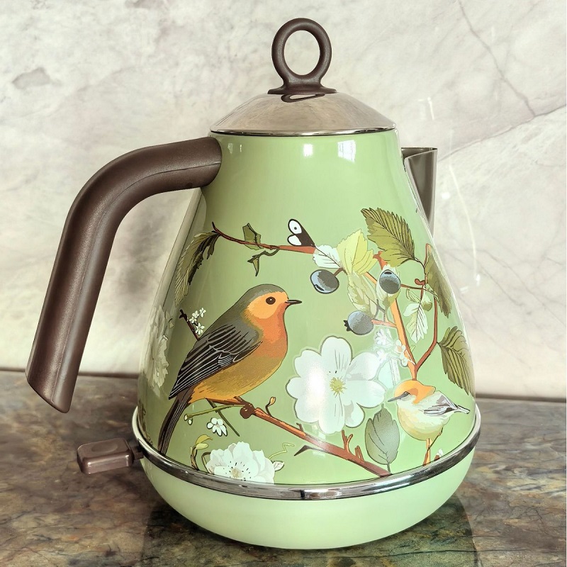 1.7L Retro Roze Bloemmotief El - Electric Kettle Temperature Control recensie en prijs