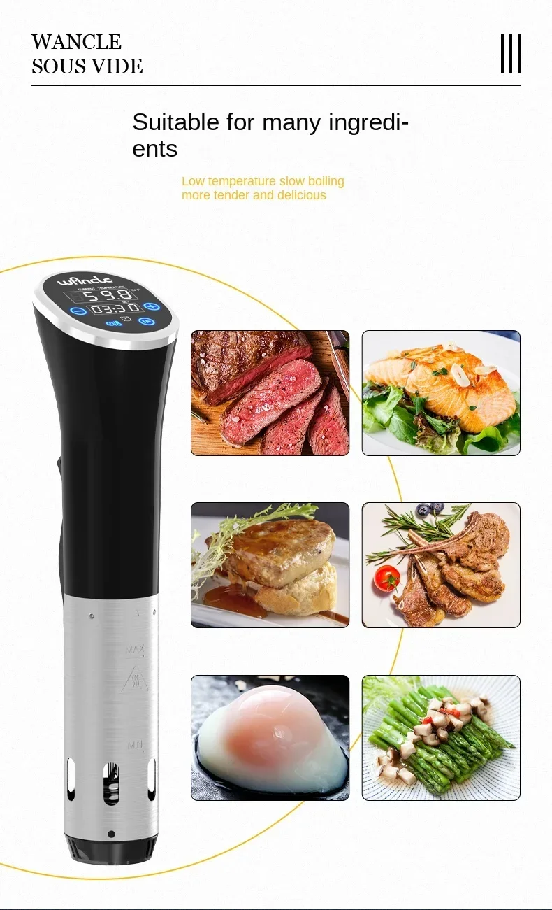 220V Sous Vide Cooker van Wanc - Digital Sous Vide Precision Cooker recensie en prijs