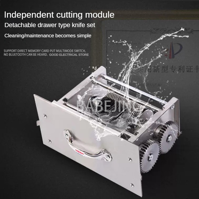Multifunctionele roestvrijstal - Automatic Meat Slicer Home recensie en prijs