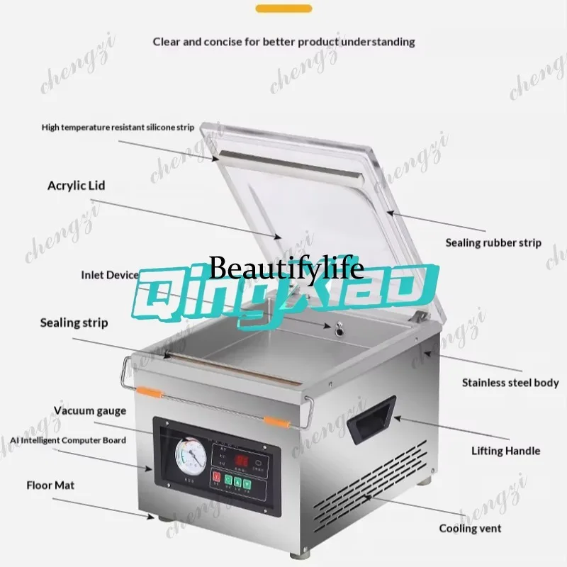 K182 Commerciële Automatische  - Food Vacuum Sealer Machine recensie en prijs